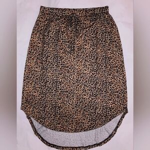 Shein M Animal Print Skirt